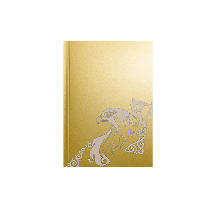 Блокнот А5 с золотой обложкой (50 листов)