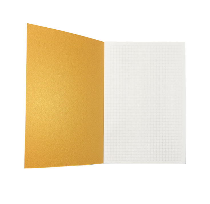 Блокнот А5 с золотой обложкой (50 листов)